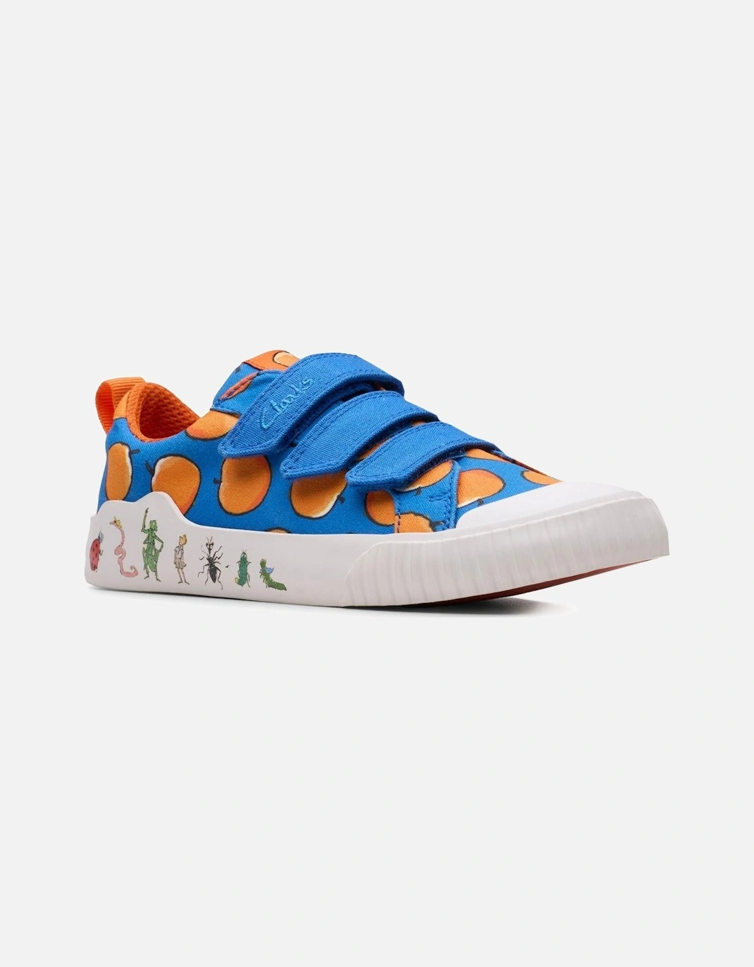Clarks Clarks Girl's Foxing Air Kids Canvas Shoes - Blue