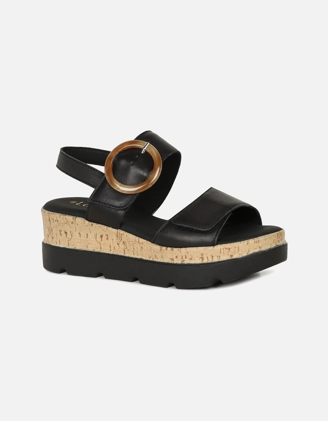 Lotus Women's Cammie Womens Sandals - Black - Size: 3