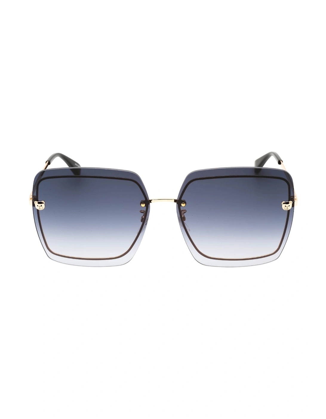 Moschino Women's Dark/Grey/Gold Sf Lens Teddy Detail Sunglasses - Size: One Size