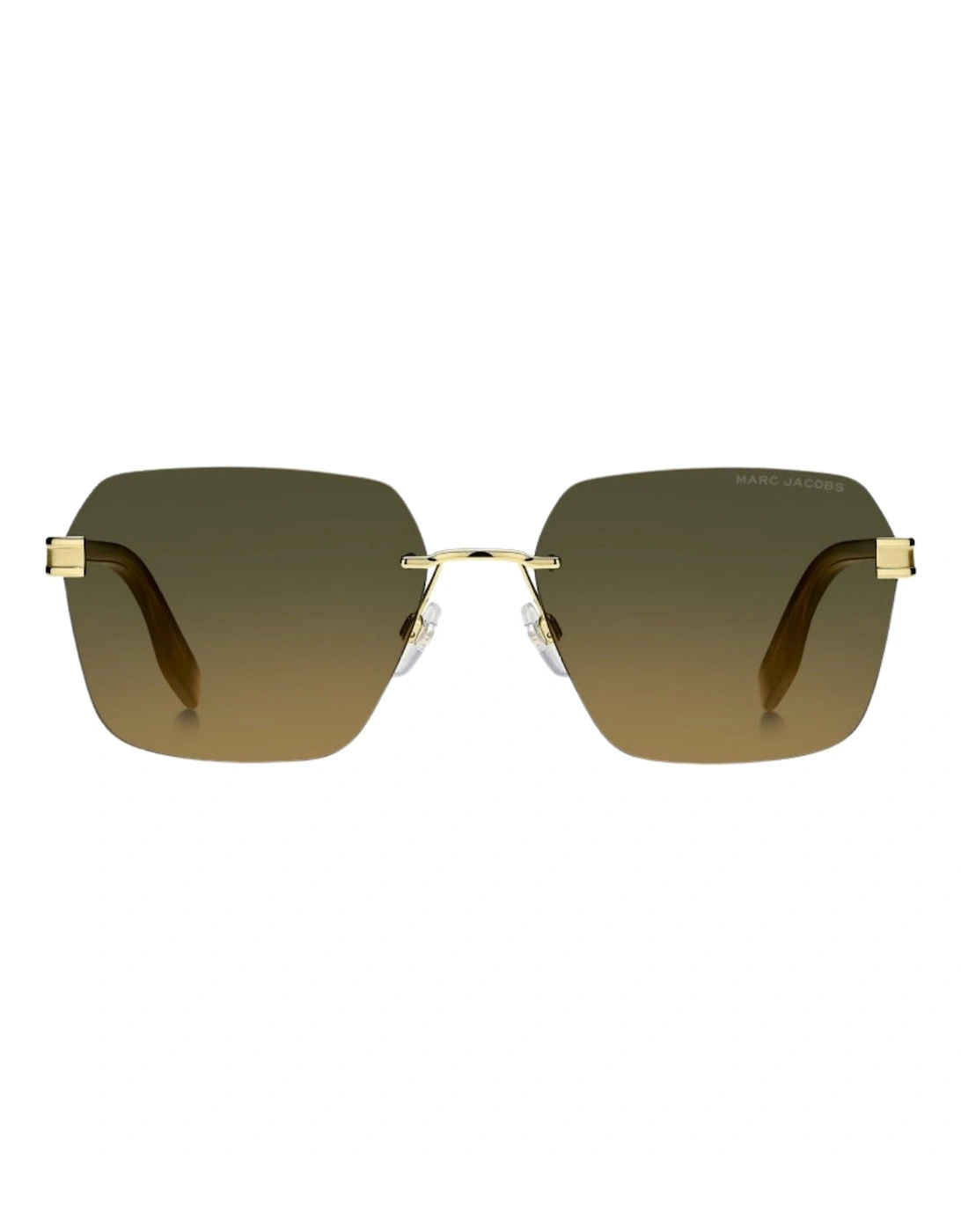 Women's Marc Jacobs Green SF Lens Brown Detail Sunglasses - Size: ONE size