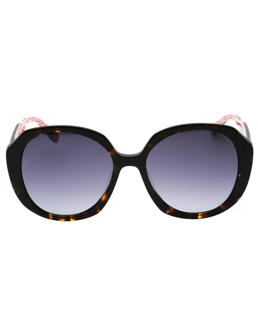 Women's Tommy Hilfiger Dark Grey SF Lens Havana Brown Sunglasses - Size: ONE size