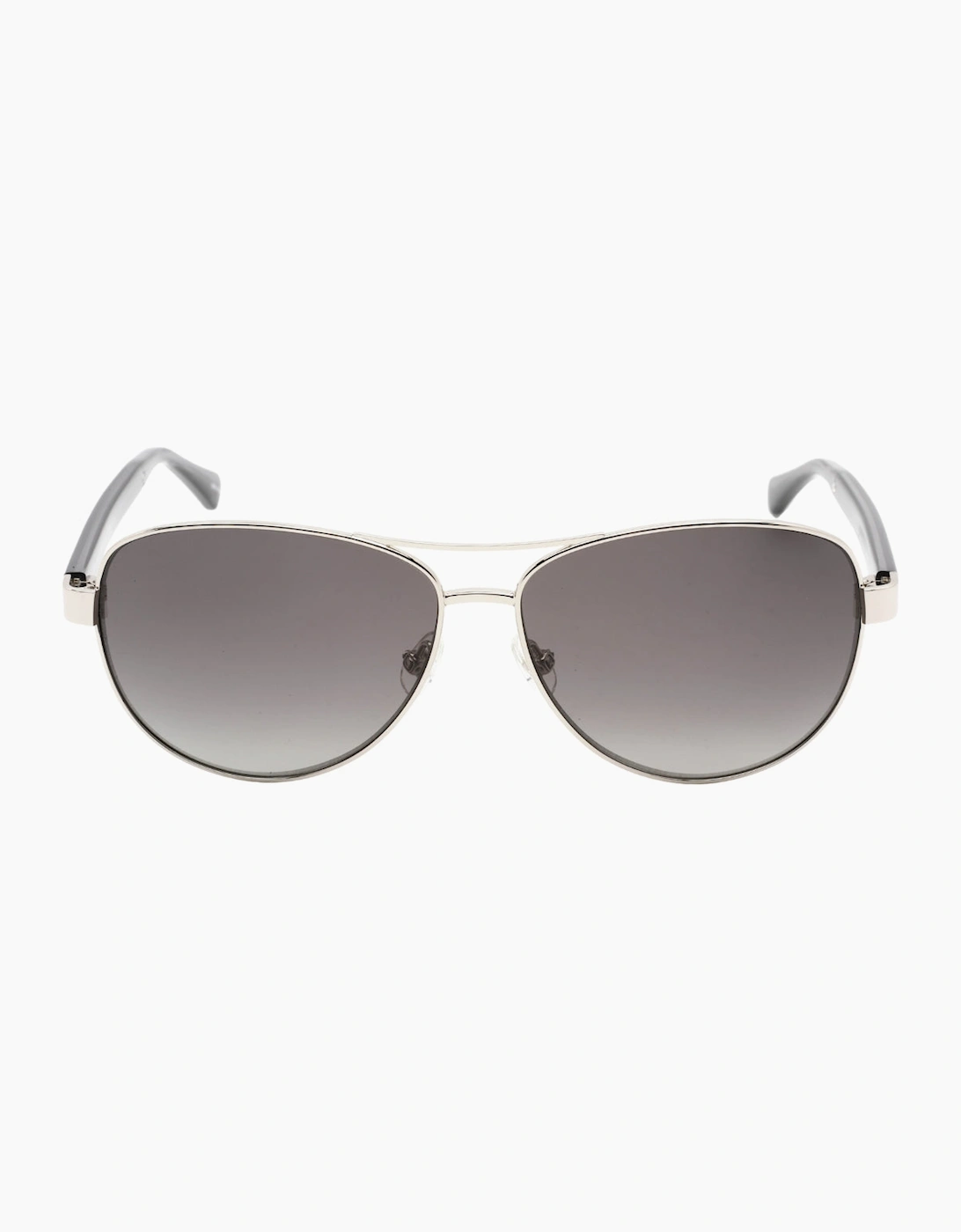 Women's Kate Spade Fara Grey Gradient Lens Palladium Silver Sunglasses - Size: ONE size