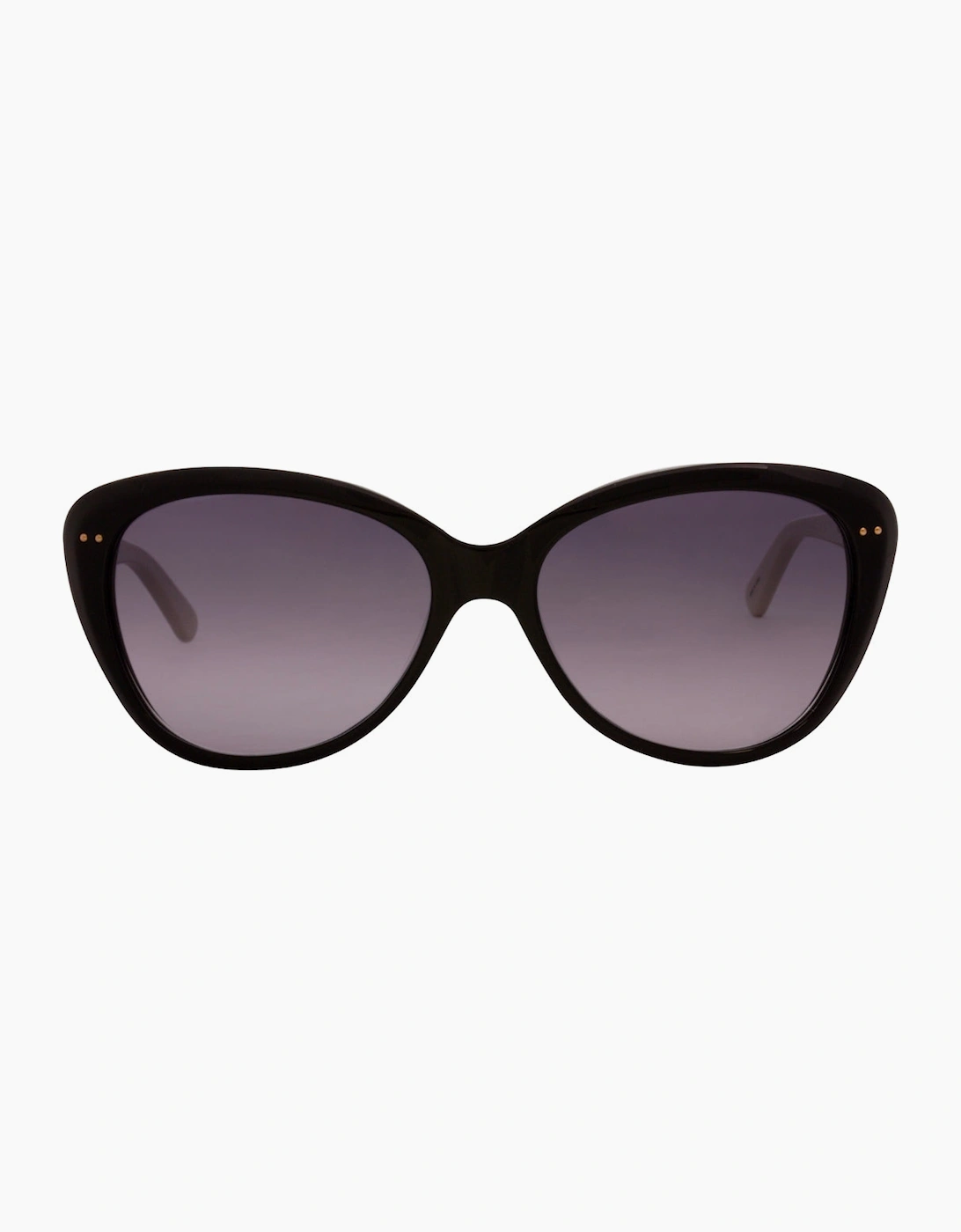 Women's Kate Spade Angelique/S/US Black Cream Sunglasses - Size: ONE size