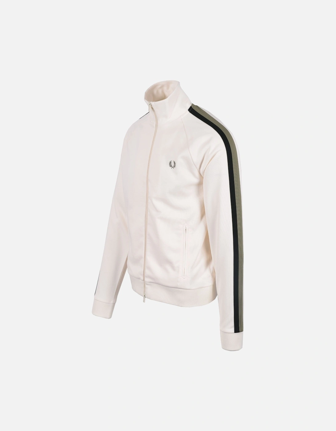 Tape Track Top Light Ecru