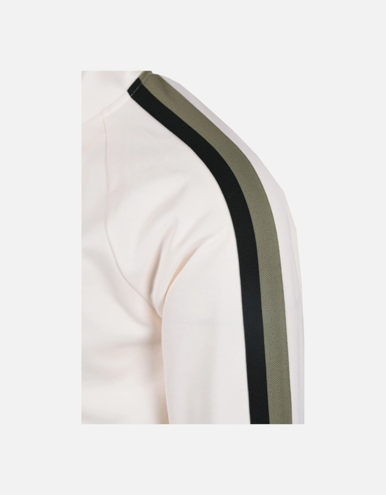 Tape Track Top Light Ecru