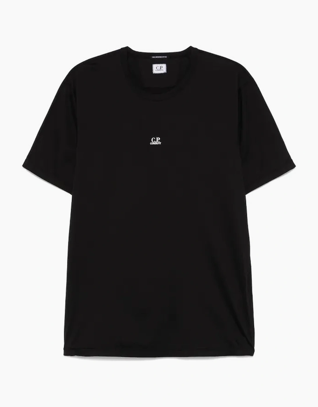 Cp Company Men's Black Logo T Shirt  42 Extra Large