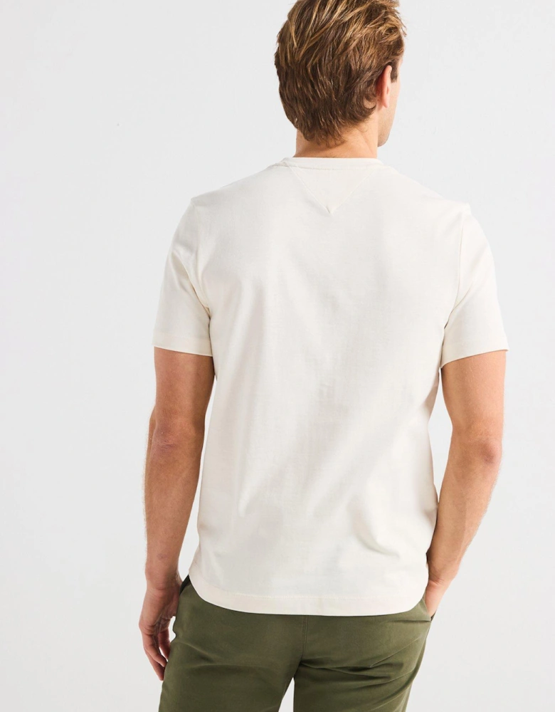 Monogram Logo T-Shirt - Light Cream