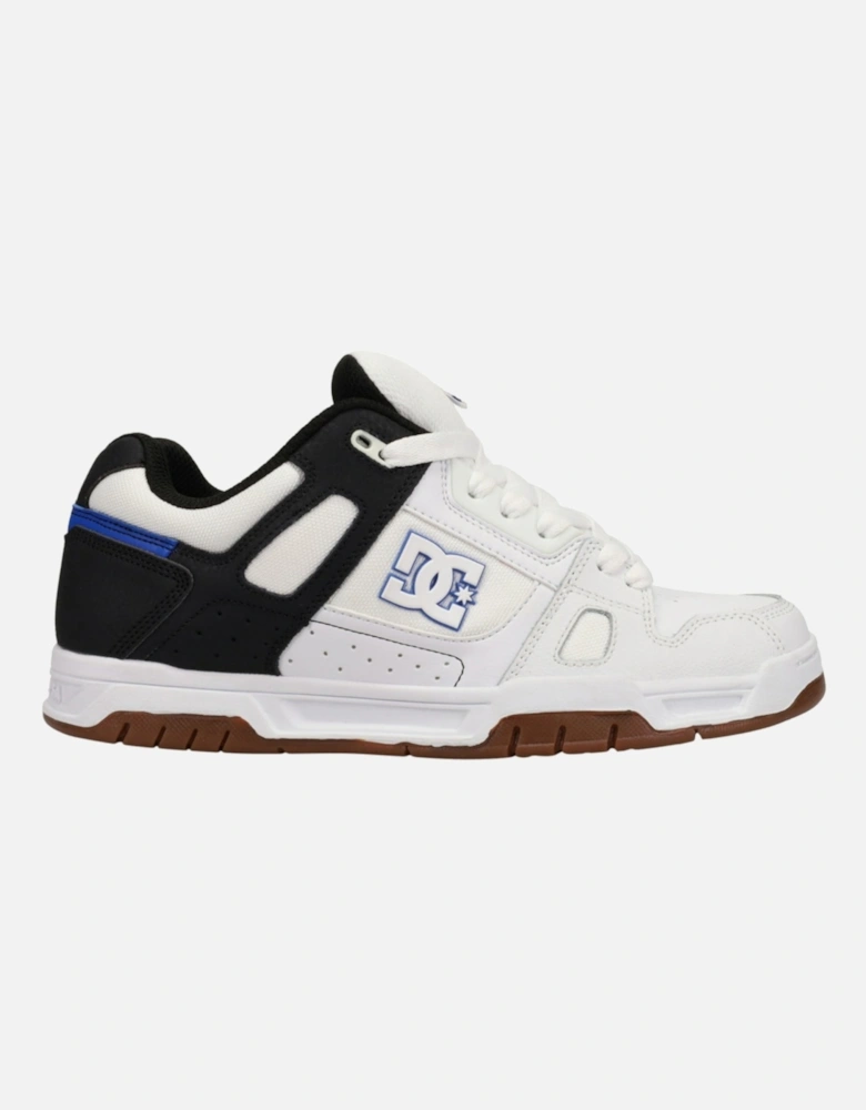 Mens Stag Low Rise Suede Leather Skate Trainers