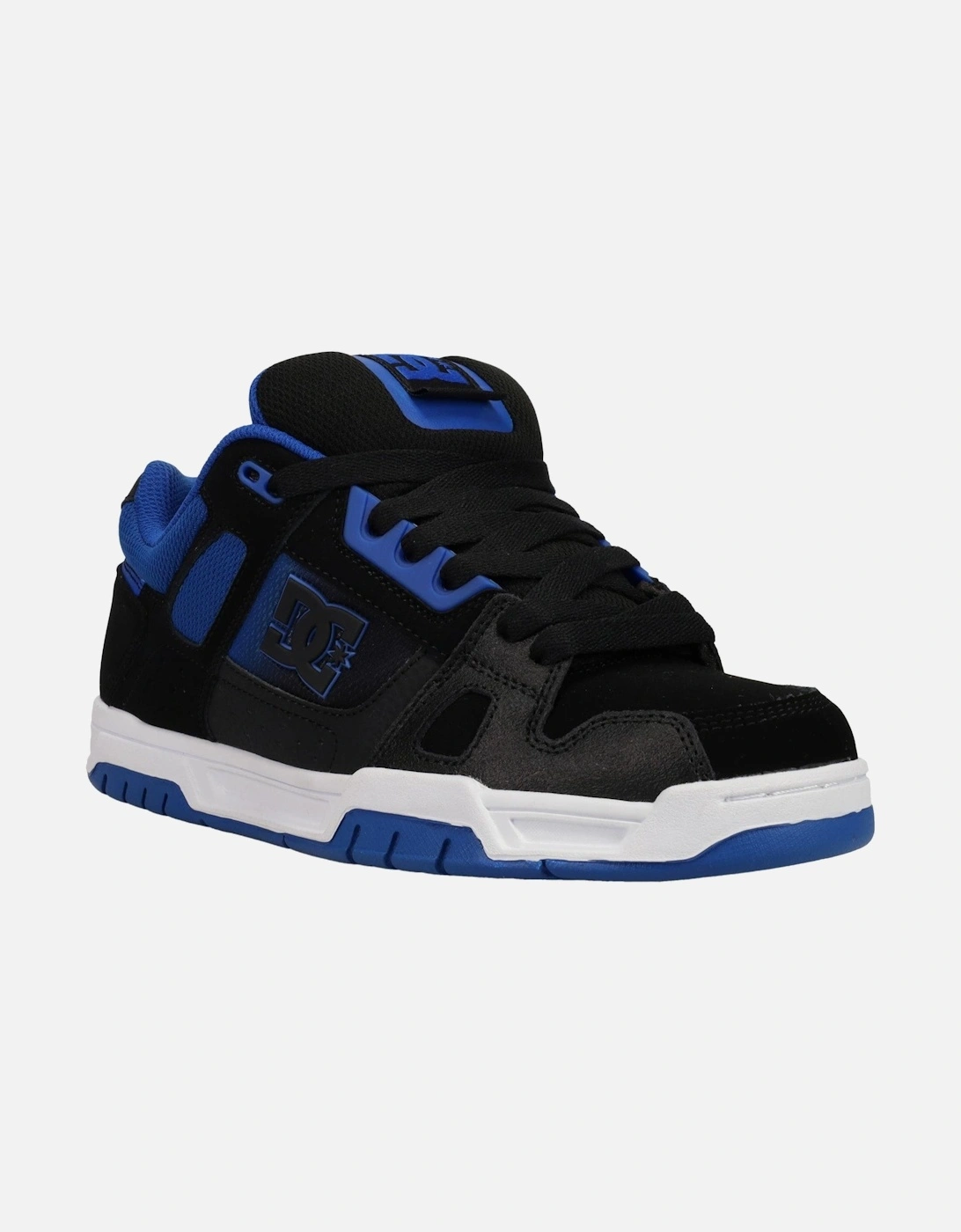 Mens Stag Low Rise Suede Leather Skate Trainers, 2 of 1