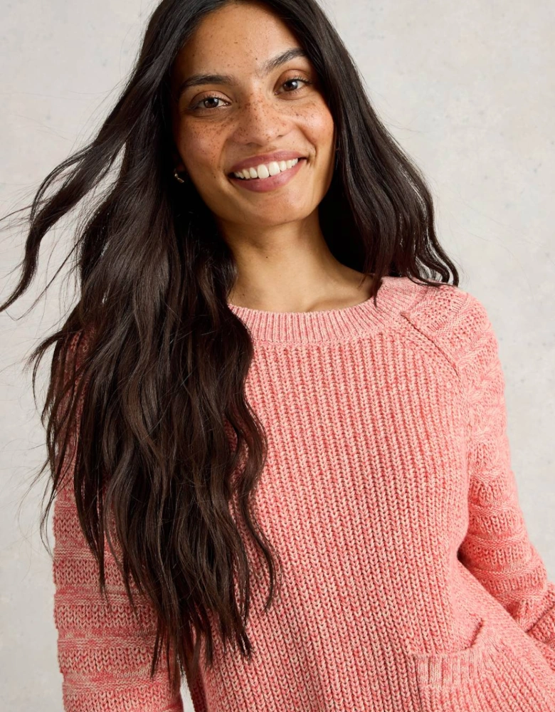 Women's Cindy Cotton Jumper Mid Coral