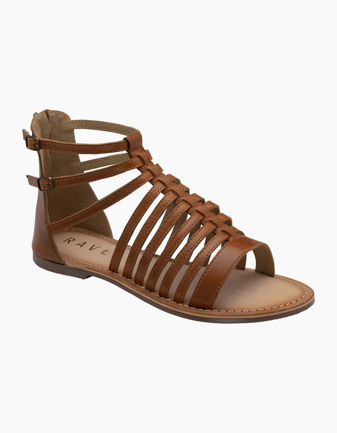 Ravel Women's Brown Etton Gladiator Sandals - Size: 7