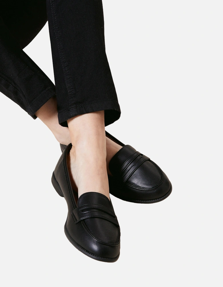 Womens/Ladies Lara Penny Wide Loafers