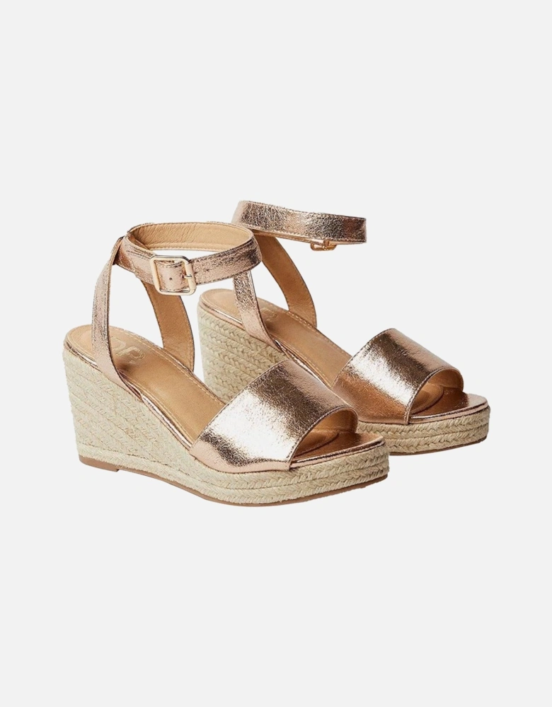 Womens/Ladies Rebekah Peep Toe Wedge