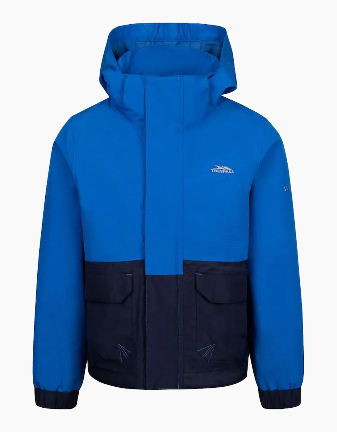 Trespass Boys Blue 'S Zeppe Tp50 Waterproof Jacket - Size: 9 Years/10 Years Kids