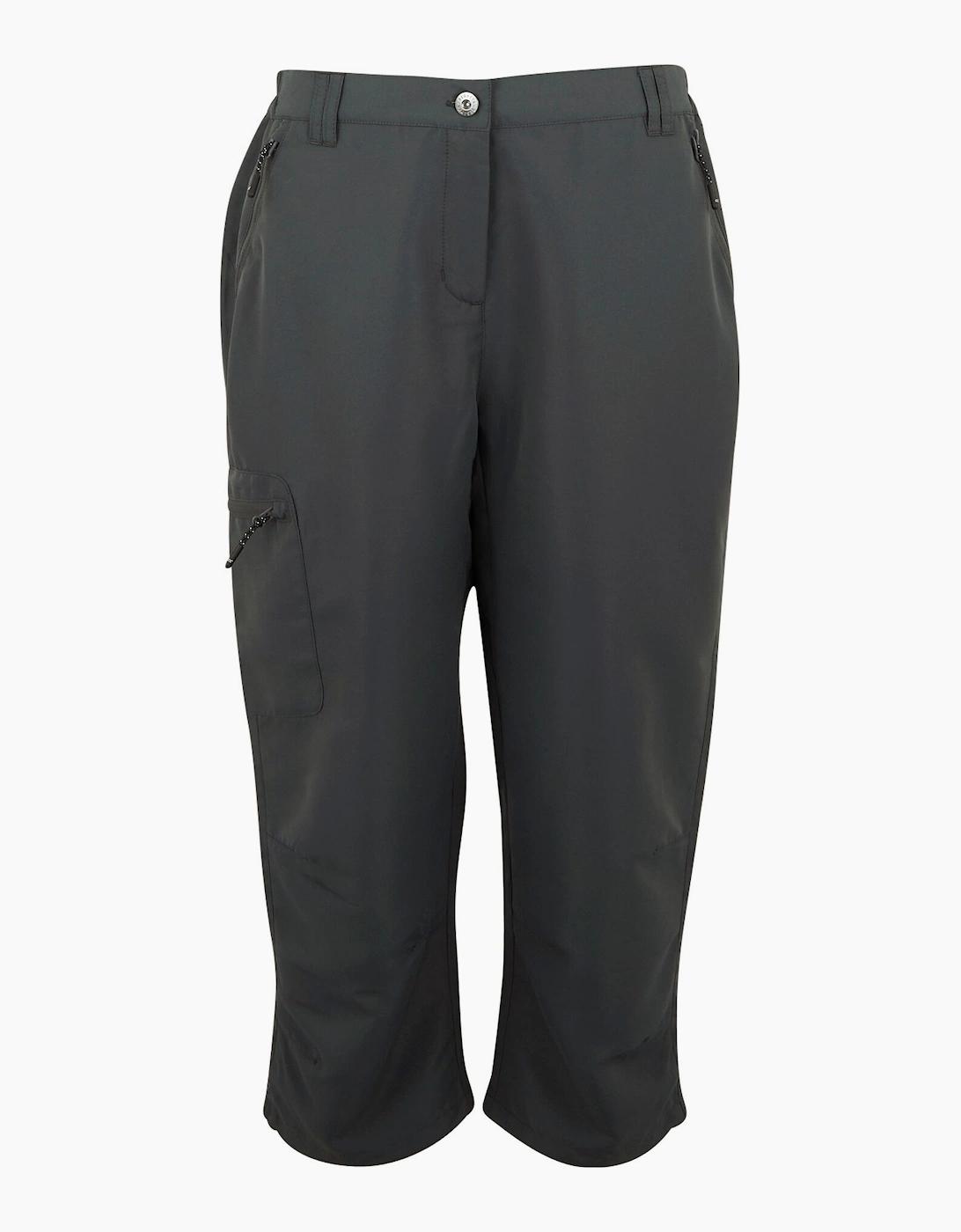 Regatta Women's Grey / Chaska Iii Walking Capri Cropped Trousers  10L