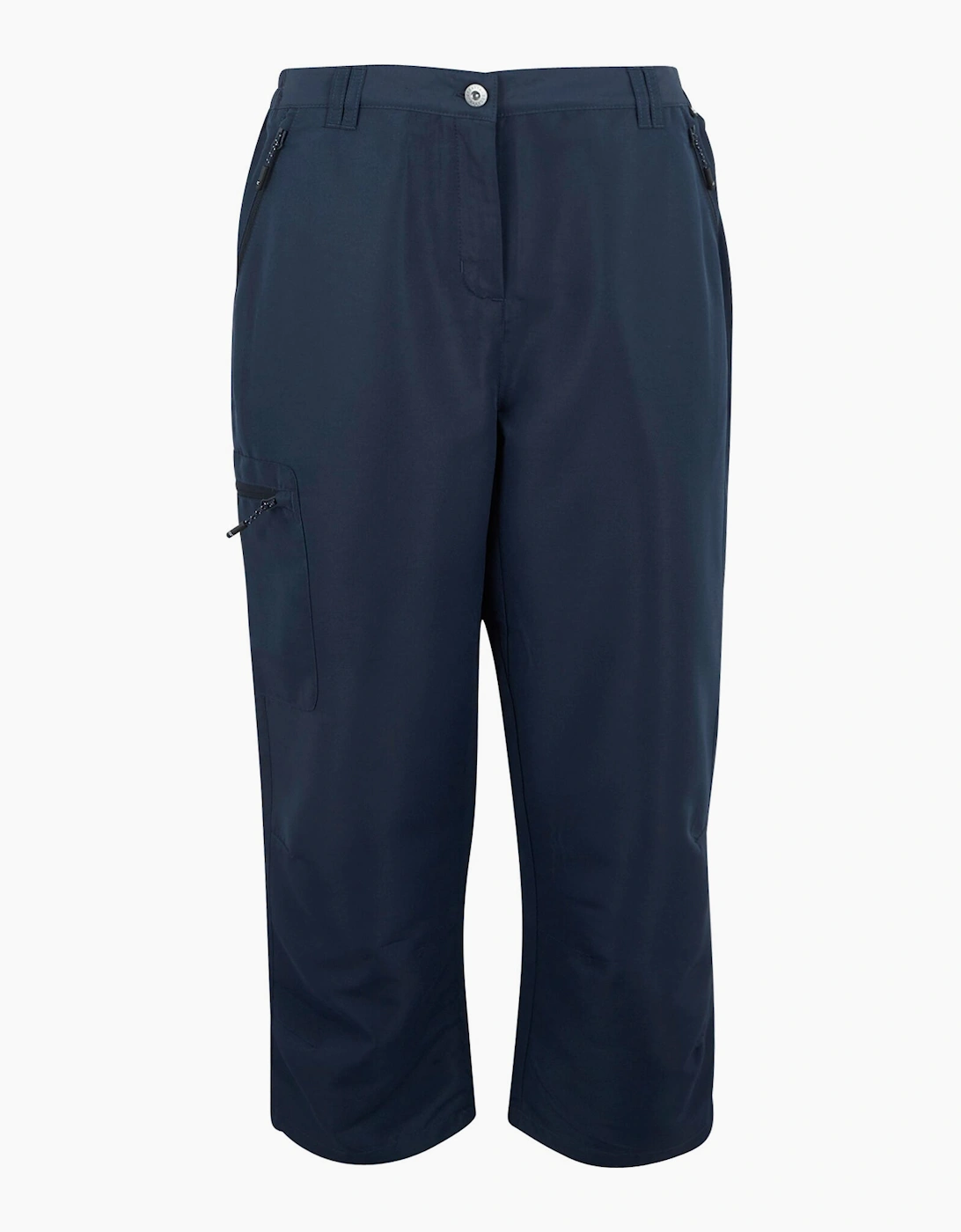 Regatta Women's Navy / Chaska Iii Walking Capri Cropped Trousers  10L