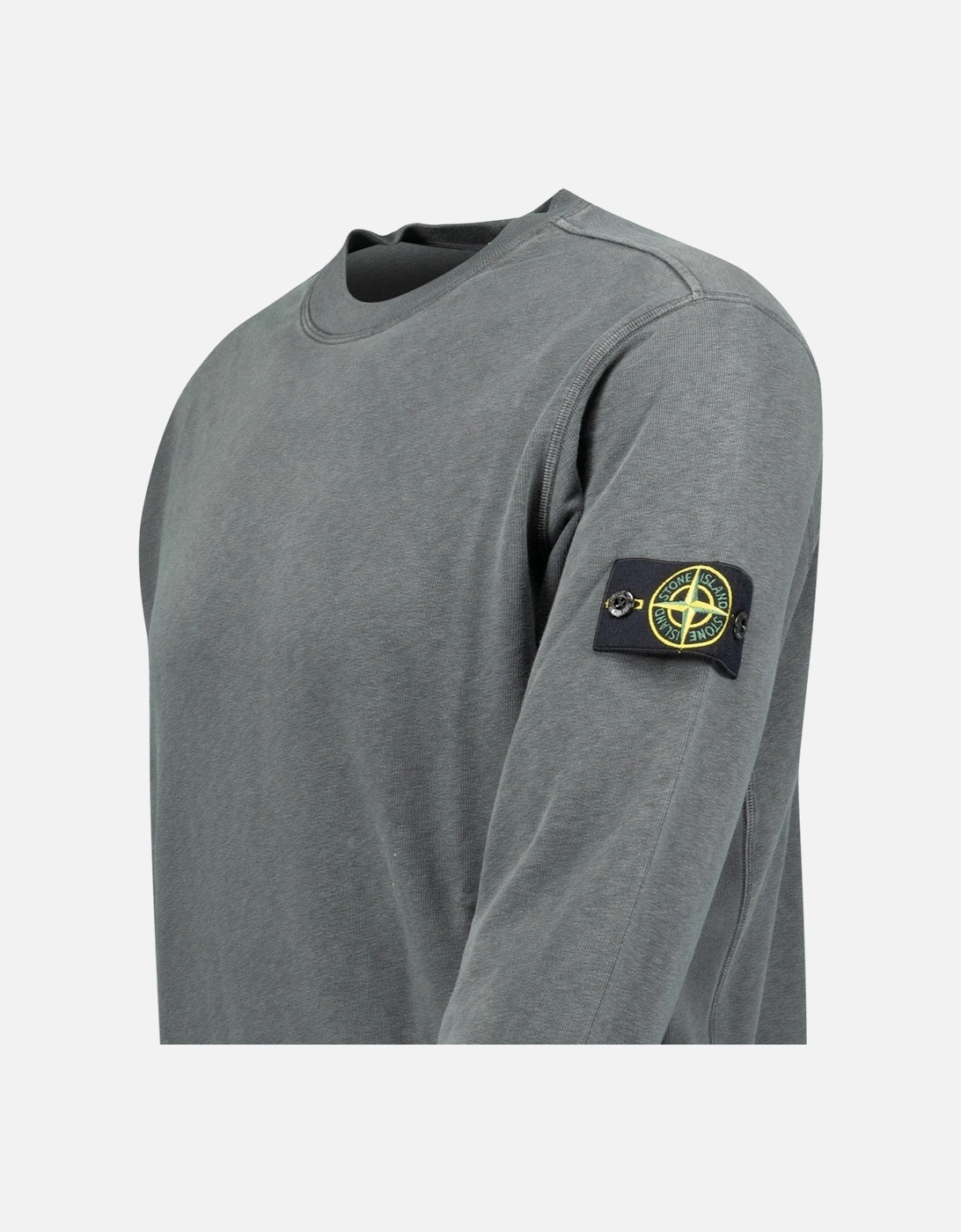 Old Effect Crewneck Sweatshirt Charcoal Grey