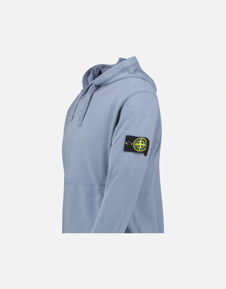 Brushed Organic Cotton Hoodie Dark Blue
