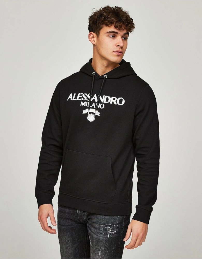 Dalore Logo Overhead Hoodie - Black