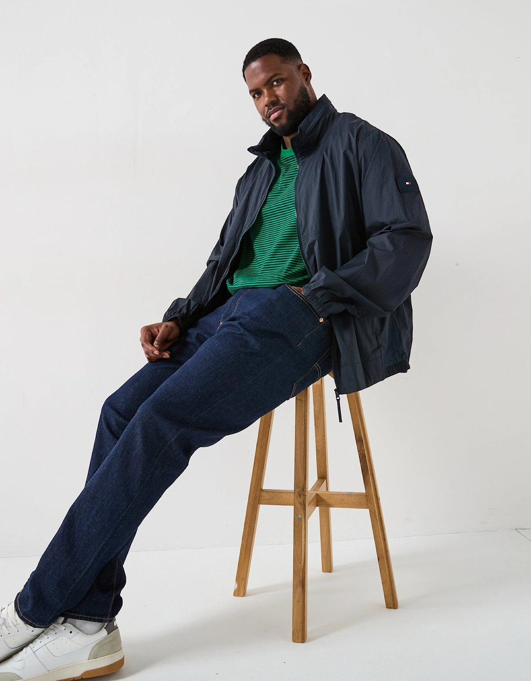 Big & Tall Lightweight Jacket - Navy