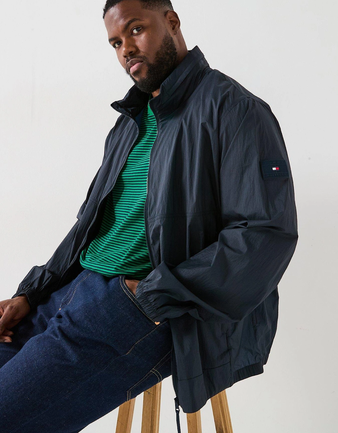Big & Tall Lightweight Jacket - Navy
