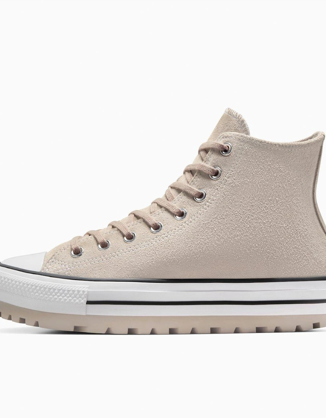Mens Chuck Taylor All Star City Trek Hi Top Suede Trainers - Grey