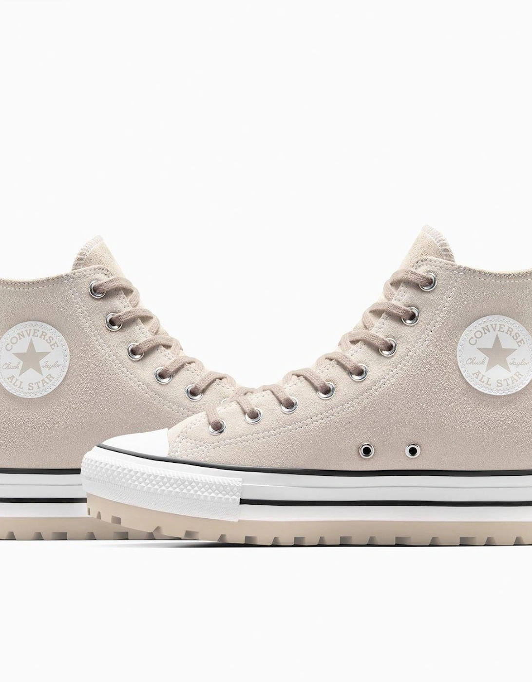 Mens Chuck Taylor All Star City Trek Hi Top Suede Trainers - Grey