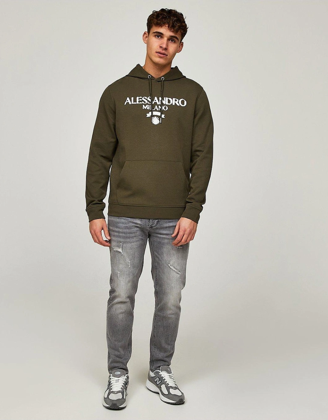 Dalore Logo Overhead Hoodie - Beige