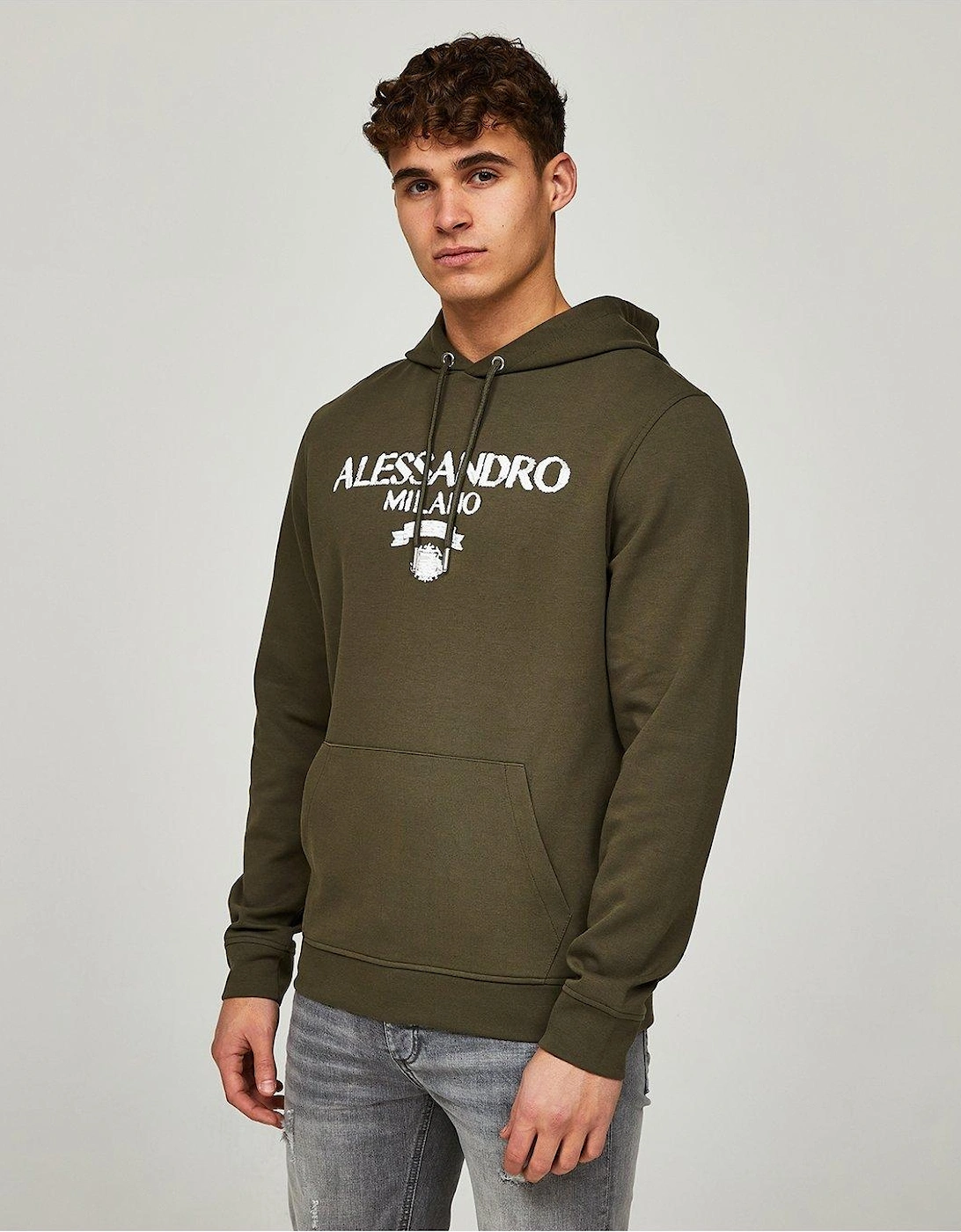 Dalore Logo Overhead Hoodie - Beige