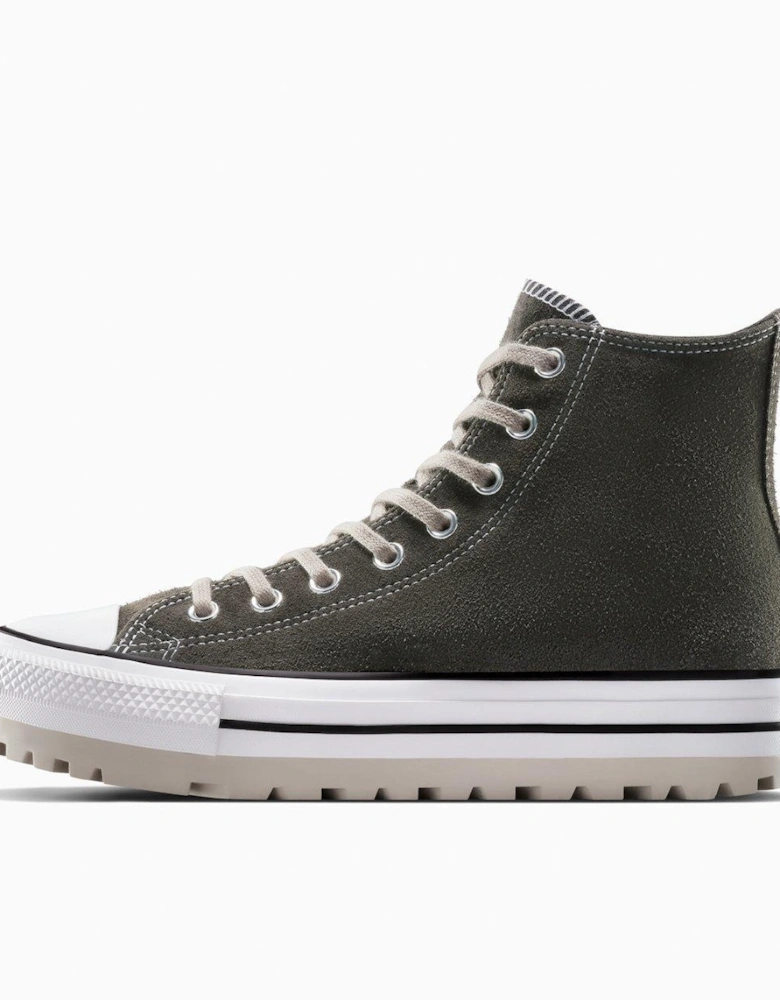 Mens Chuck Taylor All Star City Trek Hi Top Suede Trainers - Brown