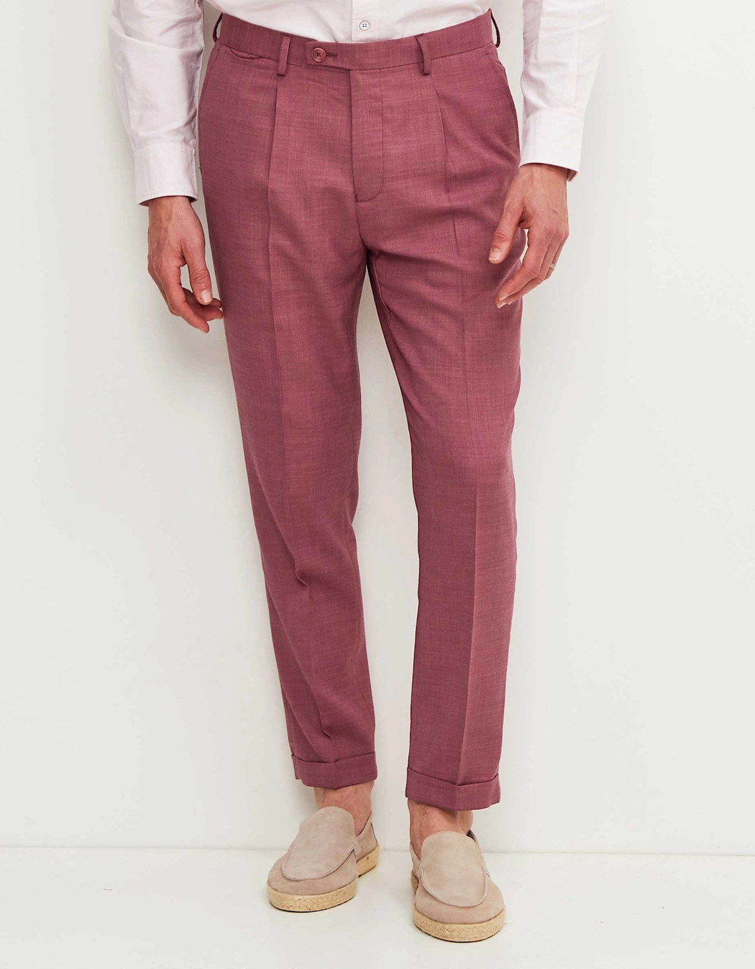 Slim Fit Double Breasted Suit