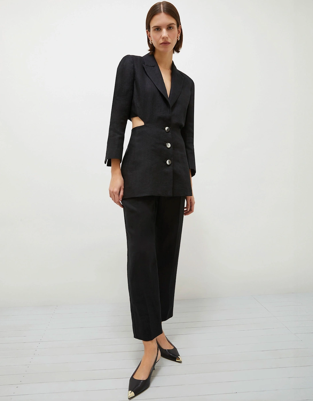 Marella Women's Perugia Trouser - Black - Size: 8