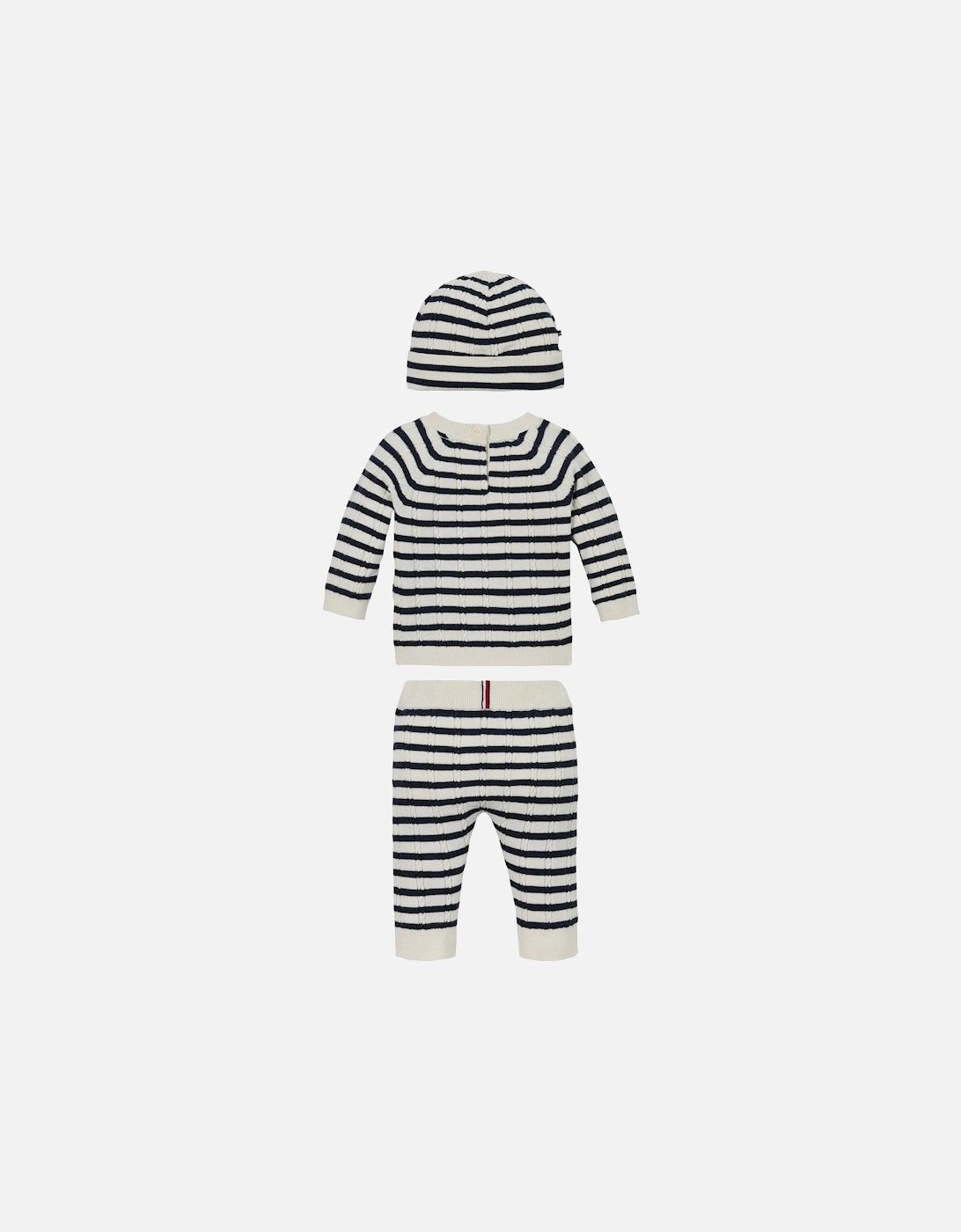 Baby Cable Knitted Set Giftbox - Navy