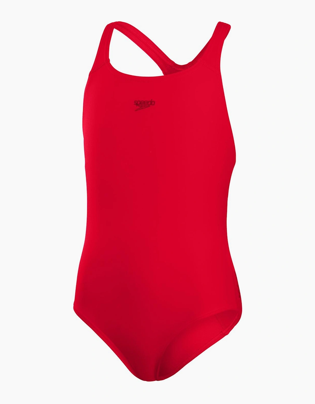 Girl's Speedo Girls Medalist Eco Endurance+ One Piece Swimsuit - Red - Size: 32 in