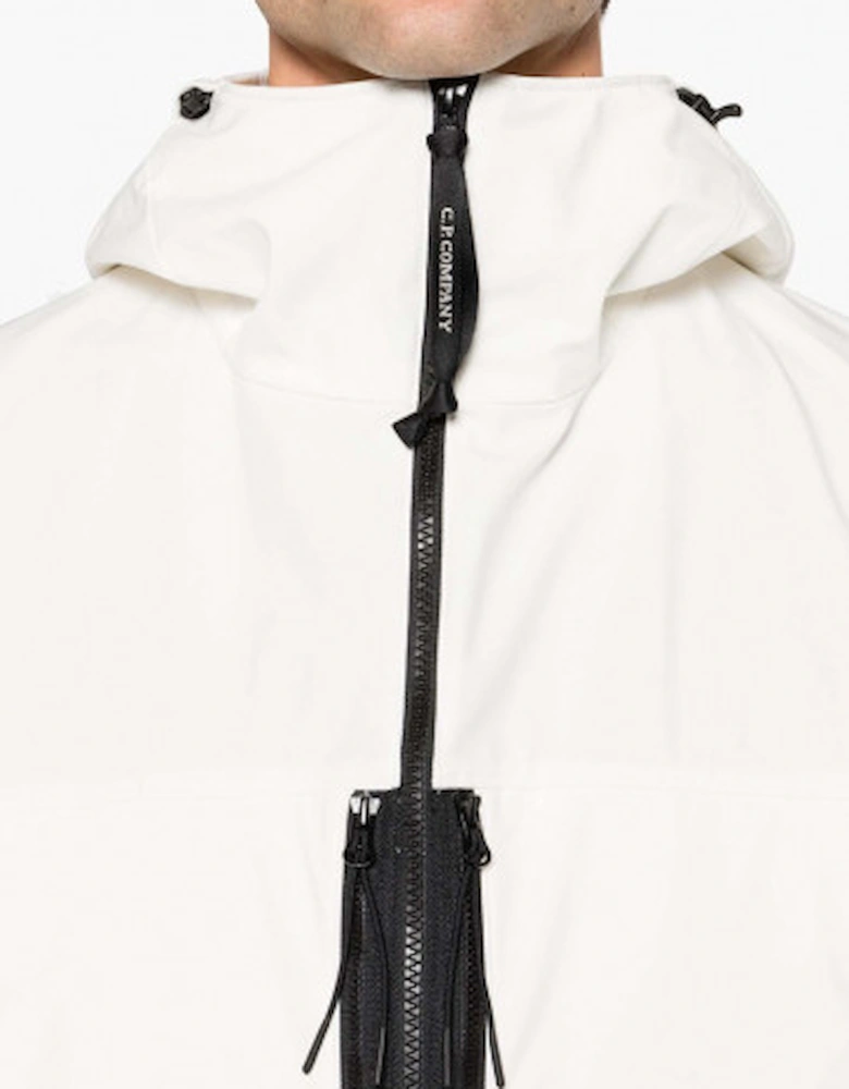 Shell-R Hooded Jacket - Off White