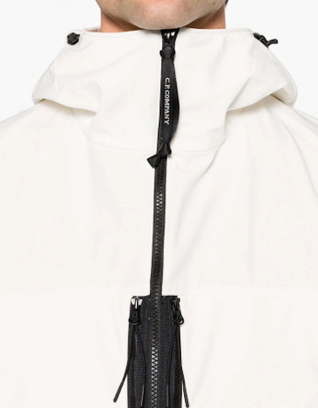 Shell-R Hooded Jacket - Off White