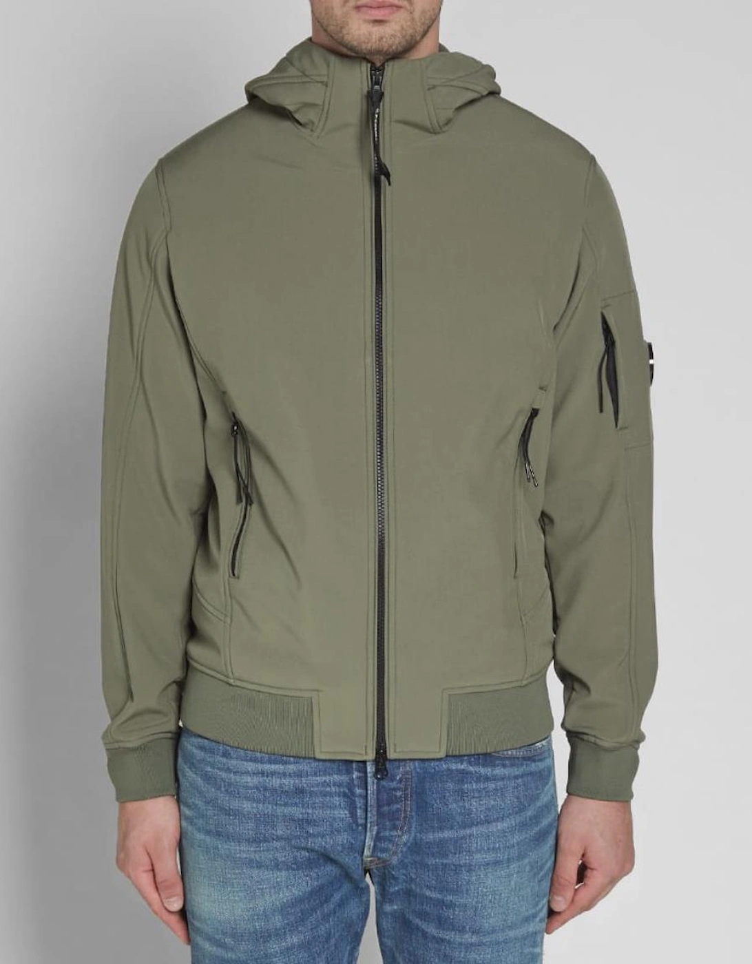 CP Company Men's Shell-R Hooded Jacket - Bronze Green - Tan - Size: 54/2XL