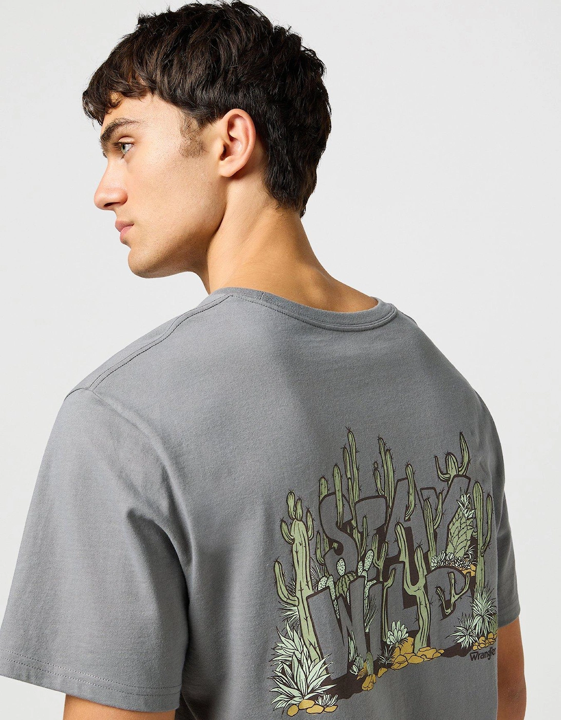 Graphic Backhit T-Shirt - Grey