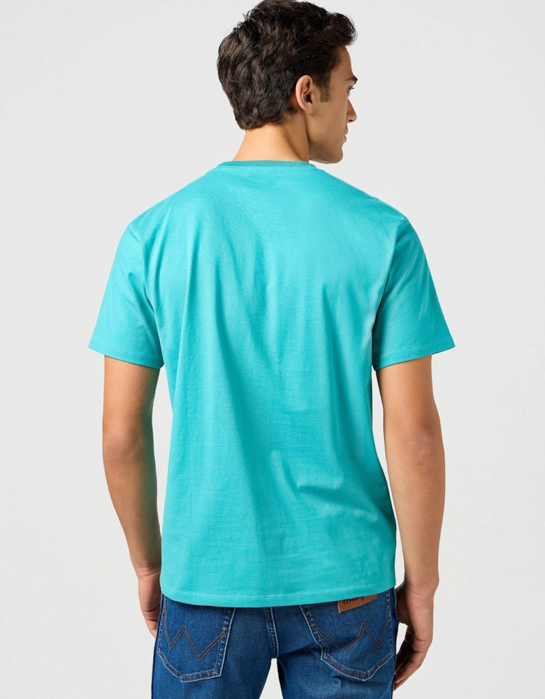 Small Logo T-Shirt - Bright Blue