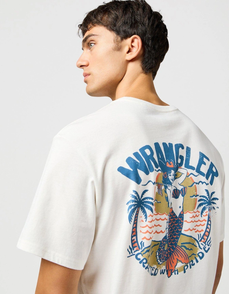 Graphic Backhit T-Shirt - White