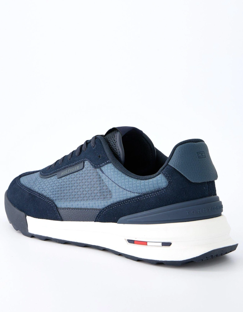 Ripstop Retro Running Shoes - Navy