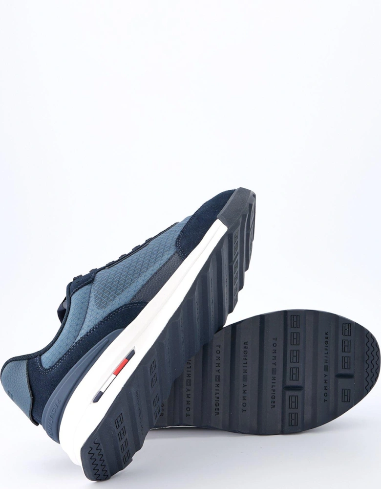 Ripstop Retro Running Shoes - Navy