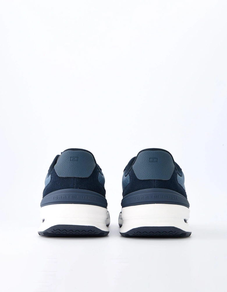 Ripstop Retro Running Shoes - Navy