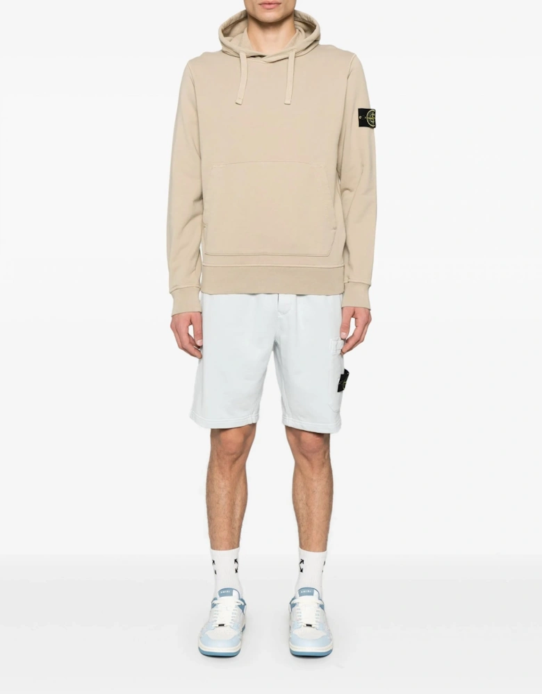 Compass Badge S0051 Hooded Top Beige