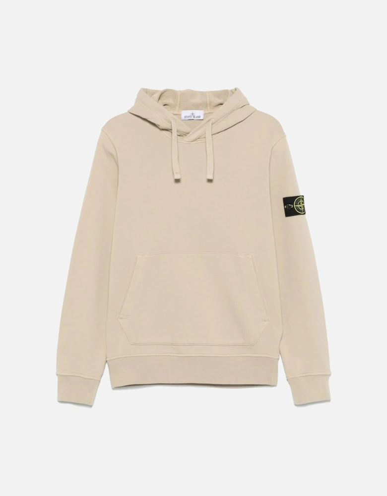 Compass Badge S0051 Hooded Top Beige