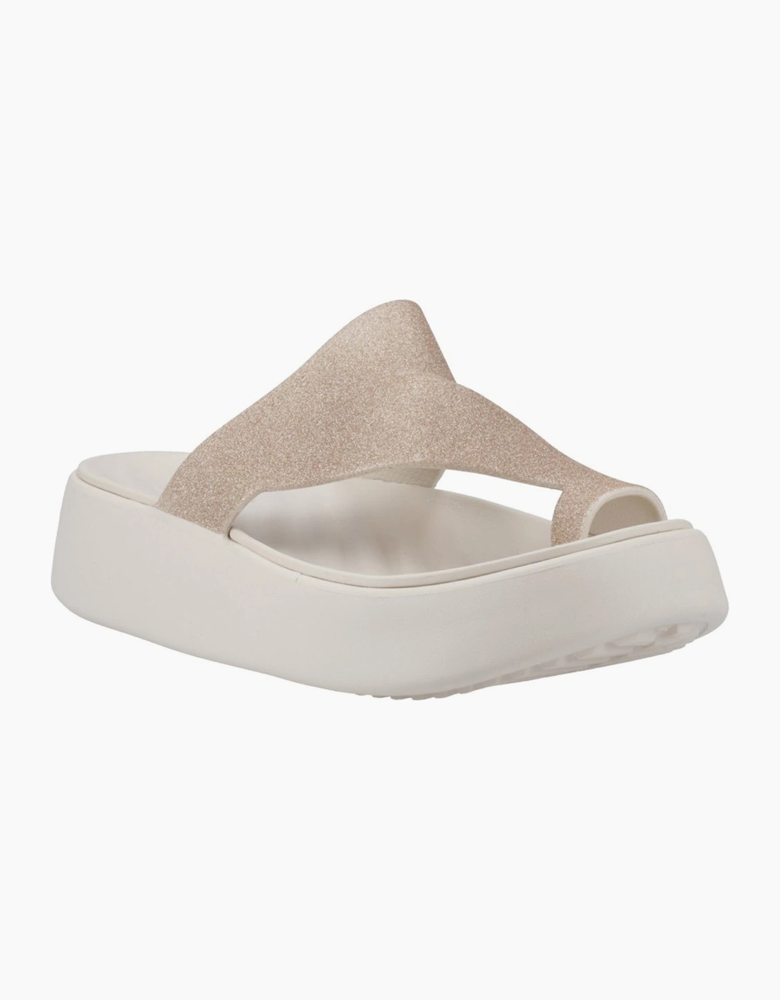Crocs Women's Getaway Platform Womens Toe Loop Sandals - Tan - Size: 8
