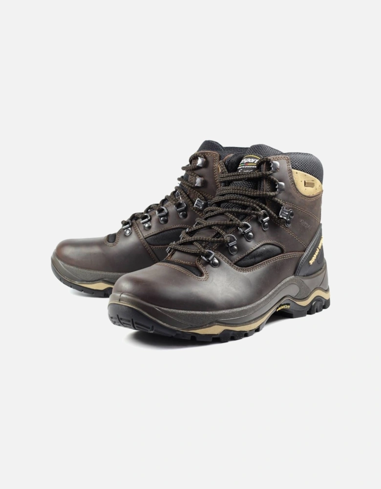 Mens Quatro Walking Boot Brown