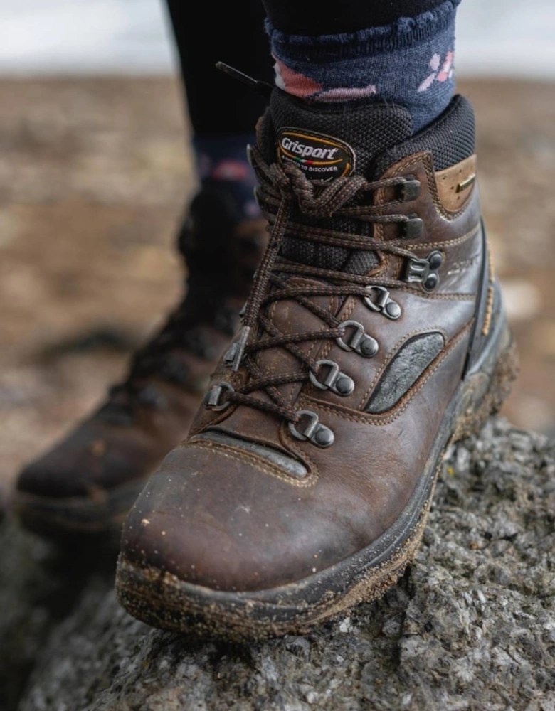 Mens Quatro Walking Boot Brown