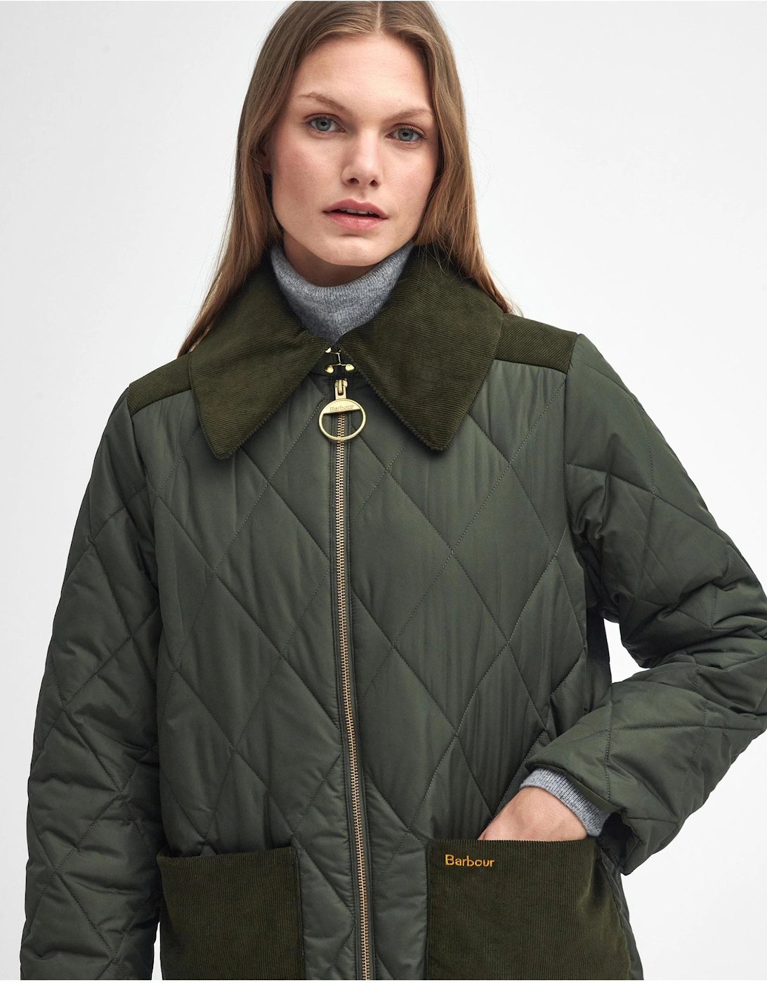 Malton Womens Long Quilted Jacket