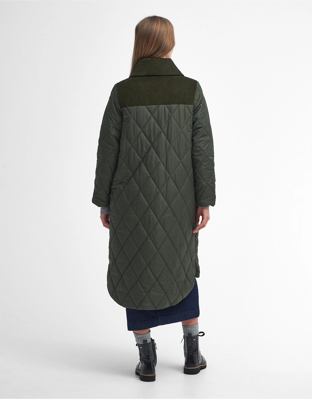 Malton Womens Long Quilted Jacket